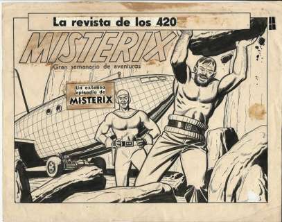 Tarquinio, Sergio | original cover for Misterix (1949) | Catawiki