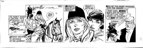 Neville Colvin | Modesty Blaise strip 6151 (1985) | ComicArt.dk