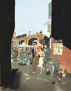 Lot 81 - OLIVIER SCHWARTZ ATOM AGENCY Les Bijoux de la Bégum (T.1), Black and white 2018 Couverture...