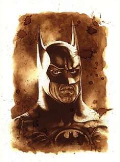 Original Coffee Drawing By Juapi | DC Comics  - Batman | Catawiki