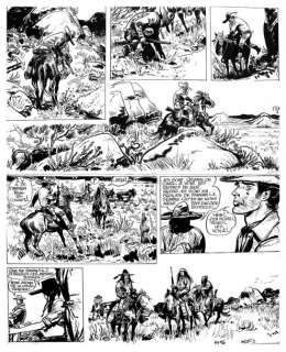 Jije. (1914-1980) | JIJE. Â« Jerry Spring Â». Encre de Chine noire pour la planche 11 de l’a | Tessier Sarrou