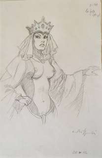 Biffignandi, Alessandro | original study for "Biancaneve" | Catawiki