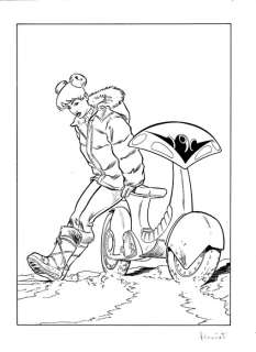 Henriet, Alain | Original drawing for bookplate  - Holly  - Golden Cup | Catawiki