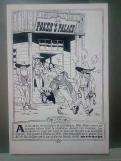 Planche Originale Alice Poker + Crayonnï¿½ - Jerome Jouvray - 350 Ï¿½ | ComicArtFans Classifieds