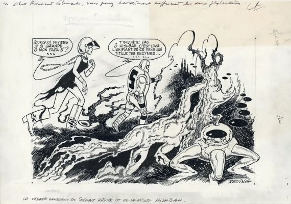 Raymond Reding | Le voyage saugrenu de Soldat Krunk | Galerie Glénat