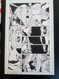 Original Art Page By Ron Lim | Marvel Comics  - Fantastic Four #4  - Page 16  - (2007) | Catawiki
