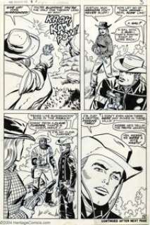 Larry Lieber and John Tartaglione (attributed) - Original Art for Rawhide Kid #87, Group of 13 Pages (Marvel, - | Heritage