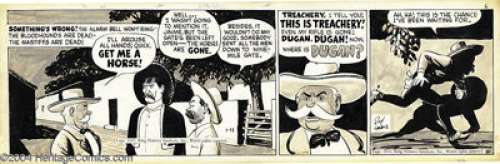 Roy Crane - Buz Sawyer Daily Comic Strip Original Art, 1-11-47 (King Features Syndicate, Inc, 1947). An excellent - | Heritage