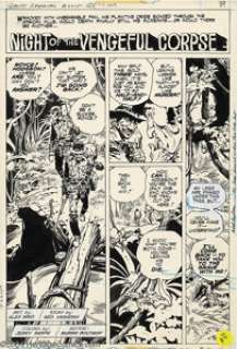 Alex Nino - Ghosts Special #1, Complete 7-page Story "Night of the Vengeful Corpse" Original Art (DC, - | Heritage