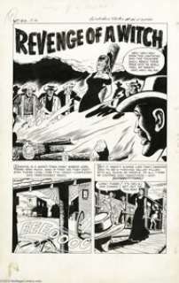 Vic Donahue and Manny Stallman (attributed) -Witches Tales #16 Complete 5-page Story "Revenge of a - | Heritage