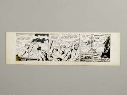 Dan Barry - Flash Gordon Daily Comic Strip Original Art, dated 7-14-56 (King Features Syndicate, 1956). Out of the - | Heritage