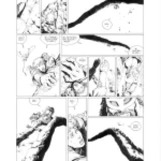 Jérôme Lereculey | WOLLODRÏN, tome 5, page 26 42 x 59 cm, encre de chine | A la marge