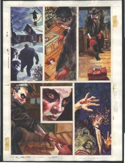 Dan Brereton | ! Awesome Brereton Large Painted Art - the Psycho - Supernatural Craziness - Signed Issue the Psycho # 3 Page 25 | Koch Comic Art
