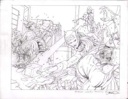 Steve McNiven - Marvel Legacy Pencils - Jane Foster Thor & Ironheart - Signed