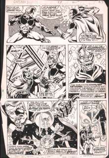 Bob McLeod, Pat Broderick - Captain Marvel #58 P.27 - Legacy of Thanos - 1978