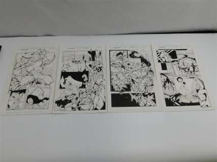 Lot of 4 Original Comic Art - Juggernaut | Bodnars Auction