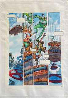 Michael Terraz, ROSE POM, Planche originale, page 35 | Galerie Neuf