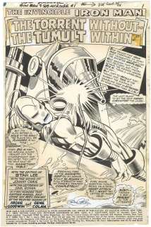 Gene Colan | Iron Man & Sub-Mariner #1 p1 (Splash) | Nostalgic Investments