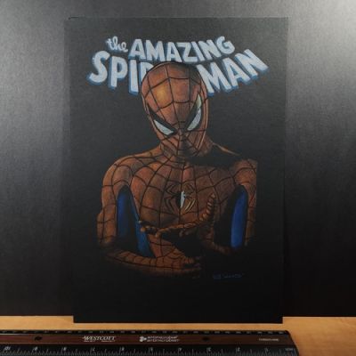 5-10-26 .3992. SMPC . original 8x12 edi santos hand drawn 1/1 art of spider-man | eBay US (Buy It Now)