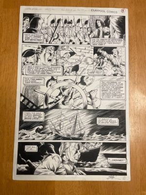 PHANTOM OF FEAR CITY #1 comic art RED COATS DROWNED KATRINA SIGNED | eBay US (Buy It Now)