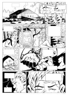 JOTED / Nicolas Sjöstedt _ Planche originale _ Page 1 bis _ LE MIROIR DES ÂMES | Galerie Neuf