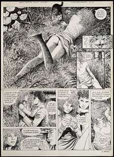 Servais, Jean-Claude - Planche originale (p.39) - Tendre Violette - Malmaison | Catawiki