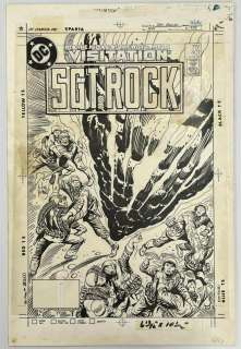 1985 Sgt. Rock #401 Cover Art, Joe Kubert | Weiss Auctions