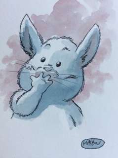 Masbou - Dessin original en couleurs directes | Catawiki