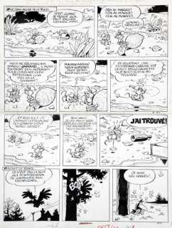 Macherot | Sibylline, planche n°17 Ã  l’encre de Chine de l’… | Banque Dessinée