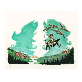 Jean-Luc Masbou (Né En 1963) | Le Baron. Edition du Snorgleux. Couverture. Gouache Signé 50 X 40 cm | HVMC