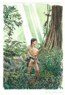 Lot #350 | Marchal. Illustration originale Amazonie | BDEnchères