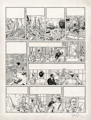 Van Dongen | Blake et Mortimer T. 31 La menace Atlante | Galerie Champaka