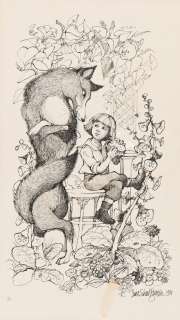 TRINA SCHART HYMAN (1939-2004) Fox and girl. | Swann Galleries