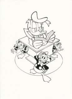 Gottardo, Alessandro - original illustration "Paperino Monumentale" (2015) | Catawiki