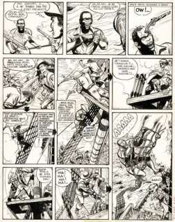 Jije | Barbe-Rouge, Le pirate sans visage, planche originale Ã … | Septimus