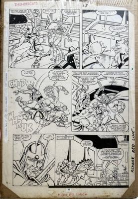 Thundercats #1 PAGE 13 Original Published Comic Art By Jim Mooney Marvel 1985