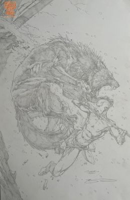 Brett Booth | Frank Miller’s 300 #1 Cover 25Th Anniversary (Dark Horse, 2023) | Will’s Comic Art Page