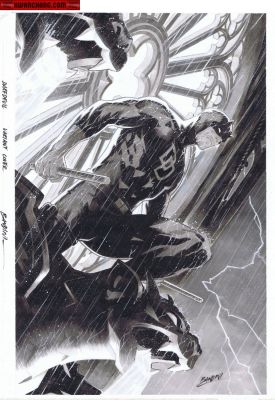 Michele Bandini | Covers / Pinups Issue Daredevil # 24 Page Cover | Kwan Chang