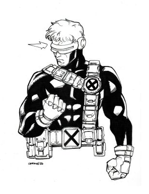 Alex Cipriano | Cyclops (9x12) inks on bristol board | Raremarq (Buy It Now)