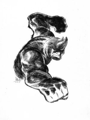 Shawn Kuruneru | Rhino Pinup | ComiConArt