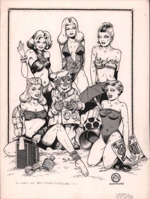 Rudi Franke | Women of the Spirit (’Girls with Spirit’) Fanzine Art - Signed - 1987 | Anthony’s Comic Book Art