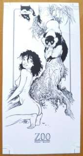 Frank (Pé, Frank) - Original drawing - Zoo - draft for a bookplate | Catawiki