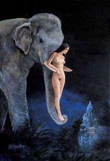 Jean-François CHARLES - lot 308 - India Dreams, illustration originale très grand format Ã …