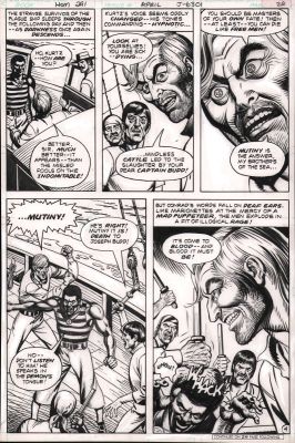 Dick Ayers, John Celardo | House of Mystery #291 P.4 - Mutiny - 1981 | Anthony’s Comic Book Art