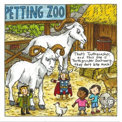Jeffrey Brown | Thor And Loki: Midgard Family Mayhem Page Petting Zoo | Scott Eder