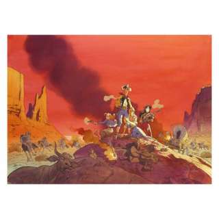 Matthieu Bonhomme | MATTHIEU BONHOMME LUCKY LUKE (VU PAR...) Wanted Lucky... | Daniel Maghen Enchères