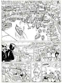 Serge Carrère | Léo Loden, Les sirènes du Vieux-Port, planche originale… | Septimus