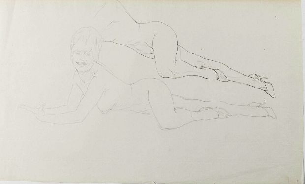 Alberto Vargas | Vargas, Alberto - Playboy Pin-Up / Double Image Good-Girl Art 1960S 1970S | Cool Lines Art