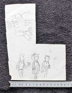 Pom (Van Hove, Jozef) -  2 Original sketches/study (p.17) - Piet Pienter en Bert Bibber - Hokus-Focus-Flits - (1976) | Catawiki