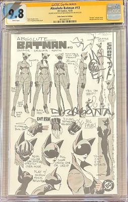 Nick Dragotta | *Cgc/Cbcs* Issue Absolute Batman #13 Page Cgc 9.8 | Felix Comic Art